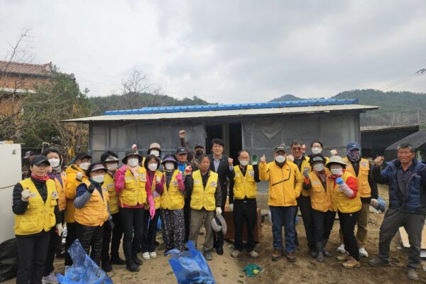 대한적십자금산지구협의회 남일봉사회, 신동2리 주거환경 개선 봉사활동 전개